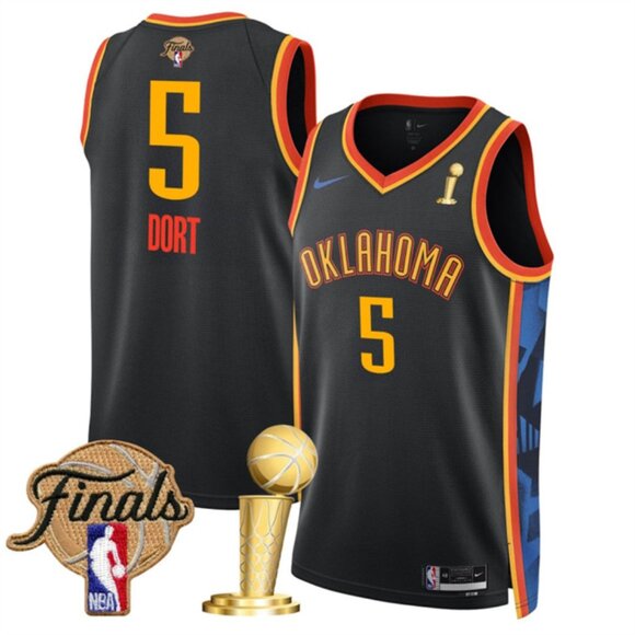 Mens Luguentz Dort Black 2025 Finals and CH Jersey